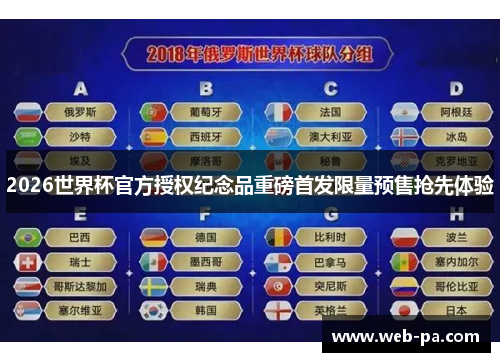 2026世界杯官方授权纪念品重磅首发限量预售抢先体验 2026世界杯官方授权纪念品重磅首发限量预售抢先体验